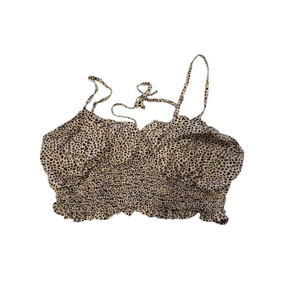 GOA BEACHWEAR BY JAPNA Crop Bandeau Top Sz (L)/ JAPNA Ruffled Mini Skirt (S) - Picture 3 of 7